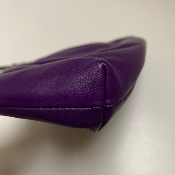 Vintage Coach Purple Leather Wristlet - Picture 3 of 6